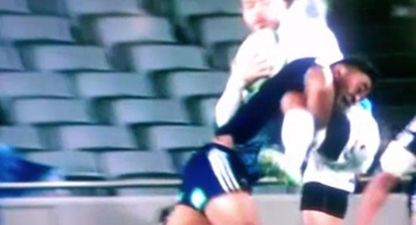 VINE: New Munster signing Francis Salli lays down humongous, match-winning tackle