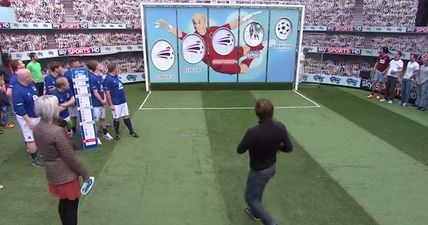 VIDEO: AP McCoy shows he could have been a free kick specialist with stunner on Soccer AM