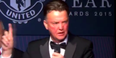 VIDEO: Louis van Gaal’s speech at the Manchester United awards was simply incredible