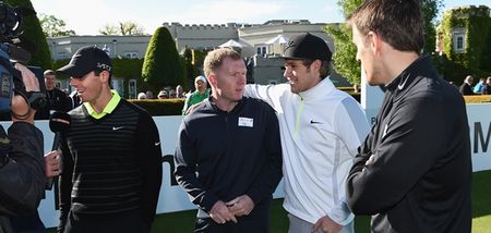 VIDEO: Paul Scholes is taking no risks in his Pro-Am with Rory McIlroy and Niall Horan