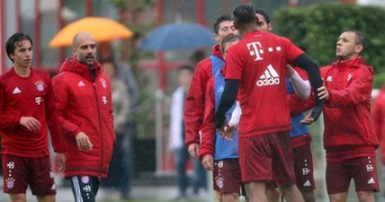 WATCH: Jerome Boateng and Robert Lewandowski separated by teammates after training ground clash