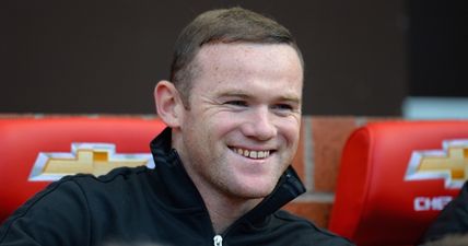 VIDEO: Wayne Rooney had a cheeky little pop at Liverpool during the POTY awards