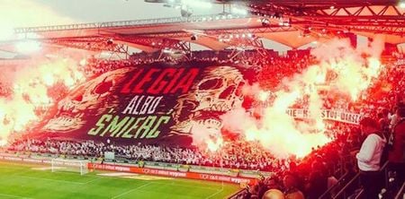 Video: Legia Warsaw fans are absolutely terrifying