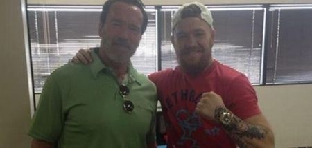 Arnold Schwarzenegger can’t get enough of Conor McGregor