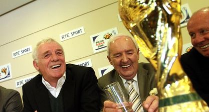 Eamon Dunphy breaks down in tears as he remembers the late Bill O’Herlihy