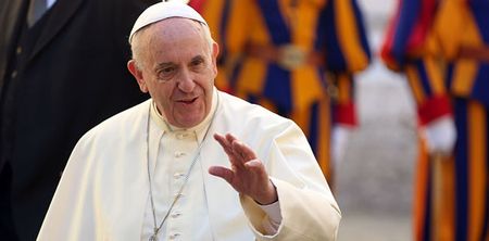 Pope Francis openly admits to committing football sin