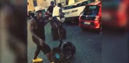 Video: Mario Balotelli is really bad at riding segways