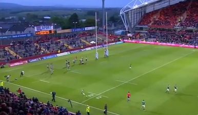 VIDEO: Ian Madigan’s incredible drop goal conversion against the Barbarians