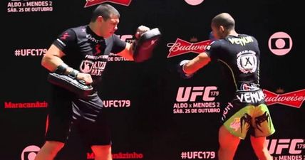 Aldo’s striking coach and leg-kick pioneer Pedro Rizzo says that Conor McGregor is the real deal