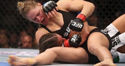 Ronda Rousey talks about the wardrobe malfunction dangers that female fighters have to deal with