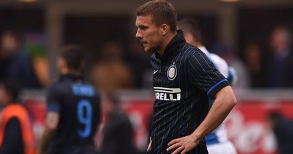 PIC: Lukas Podolski’s San Siro Instagram post is undoubtedly his best piece of work at Inter