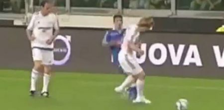 Video: Pavel Nedved commits despicable foul on Hip Hop star in charity match