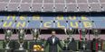 PIC: Xavi poses with his massive trophy collection on final day at Camp Nou