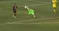 GIF: MLS goalkeeper has to take the honour of owning the world’s worst throw-out