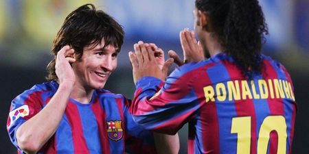 VIDEO: 17 year old Lionel Messi running rings around Juventus in 2005