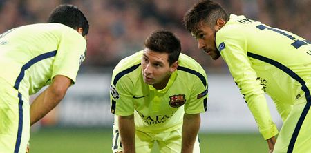 Pic: Lionel Messi, Luis Suarez and Neymar were even born in perfect formation