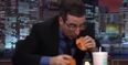 Video: The taste of victory – John Oliver mans up and fulfils his Fifa promises