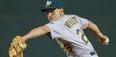 Pic: Unique baseball player pitches with both arms, and, according to one newspaper headline, underwater