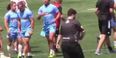 VINE: Say hello to rugby’s first ever (dancing) pitch invader dressed as a referee