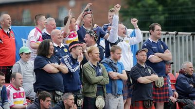 The thousands of Scotland fans in Dublin have been having great craic at the SSE Airtricity League