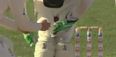 GIF: Aussie cricketeer needs team mates to retrieve ball from crotch