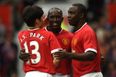 Dwight Yorke and Andy Cole resumed their famous partnership at Old Trafford earlier