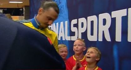 VIDEO: Swedish youngsters just about implode with joy after meeting Zlatan