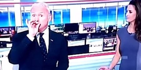 VINE: Jim White makes his first ever mistake on SKY and it’s bizarre