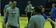 Video: 60-year-old coach fires up Golden State Warriors with dunk in practice