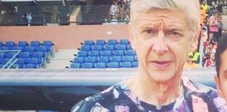 Pic: Arsene Wenger’s new holiday t-shirt has us lost for words