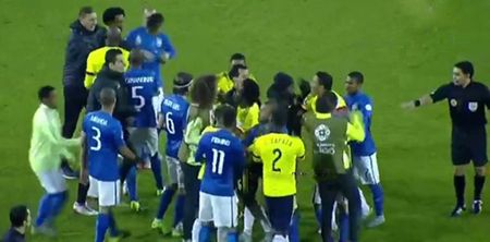 Video: Neymar and Carlos Bacca sent off following embarrassing scenes at Copa America