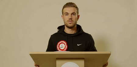 Video: Jordan Henderson promises to do something very embarrassing if voted onto the FIFA 16 cover