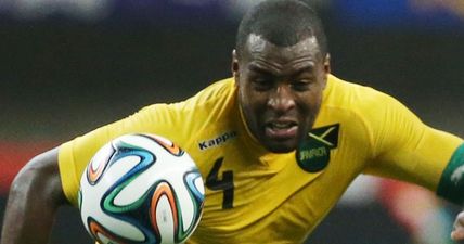 PIC: Leicester’s Wes Morgan brought his shirt-swapping A-game to the Copa America group stage