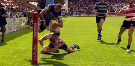 Video: Rugby league star shows ludicrous agility to score incredible leaping try