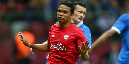 Bad news for Liverpool fans who were hoping to see Carlos Bacca at Anfield