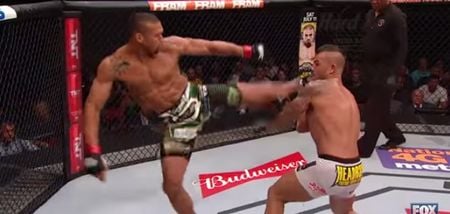 Video: Thiago Santos damn near kicked his opponent’s head clean off at UFC Florida