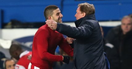 Adel Taarabt has a right ol’ pop at former manager Harry Redknapp