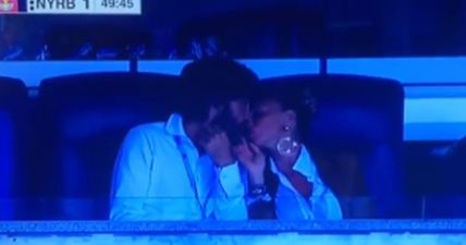 VIDEO: Andrea Pirlo loses interest in New York City FC game, starts mauling the face off girlfriend