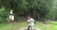 VIDEO: Well I’ll be damned if this isn’t the best frisbee golf shot of all time