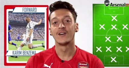 VIDEO: Mesut Ozil picks an Ultimate XI of people he’s played with and only two Arsenal players make it