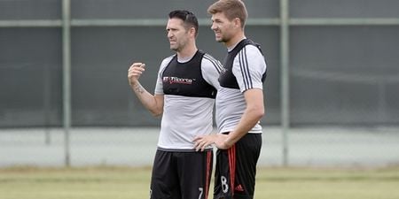 VIDEO: Robbie Keane had some sensible advice for Steven Gerrard on his first day  at LA Galaxy