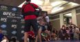 WATCH: Conor McGregor works his striking at open workout in front of the travelling fans in Vegas