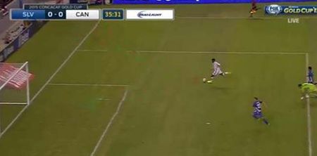 Vine: Canadian striker produces open goal miss so abysmal it’s actually impressive