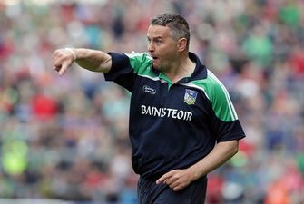 Limerick’s manager got a bit overexcited after his team’s goal against Dublin