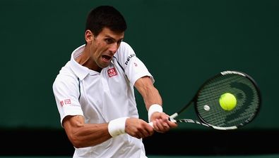 Watch: Novak Djokovic continues his strange Wimbledon victory ritual