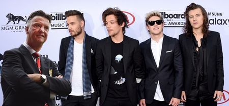 Manchester United boss Louis van Gaal is not happy with One Direction