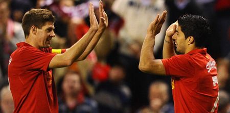 Pic: Steven Gerrard and Luis Suarez reunite in America