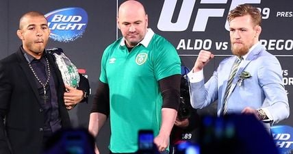 VIDEO: Dana White suggests that plans to stage McGregor v Aldo in Dallas are legit