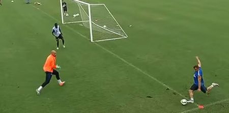 Video: Xherdan Shaqiri scores sumptuous training golazo from improbable angle