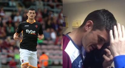 Watch: Irish striker somehow manages to zip his tracksuit top to his eyelid